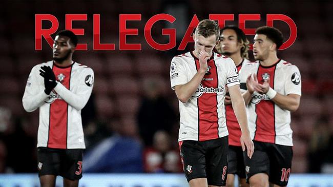 Southampton chính thức xuống hạng sau trận thua 0-2 trước Fulham