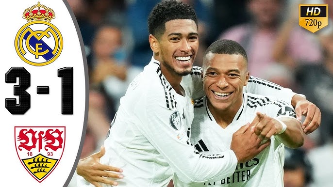Real Madrid 3-1 Stuttgart, hoàn thành nhiệm vụ kiếm 3 điểm ở trận mở màn UEFA Champions League