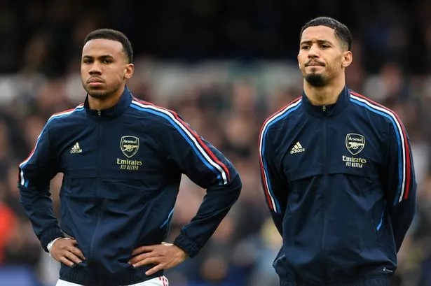 cặp trung vệ Gabriel Magalhaes và William Saliba vẫn là 'trụ cột' hàng phòng ngự Arsenal